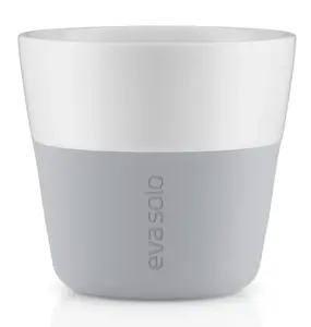 Hrnky na kávu Lungo šedé 230ml, set 2ks, eva solo