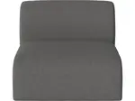Křeslo Núvol Small Back - Přídavný modul Bolia Varianta: Soil - Smooth weave, Dark Grey