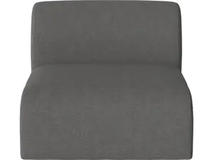 Křeslo Núvol Small Back - Přídavný modul Bolia Varianta: Soil - Smooth weave, Dark Grey