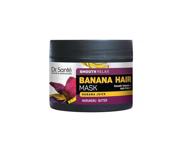 Maska pro uhlazení vlasů Dr. Santé Smooth Relax Banana Hair Mask - 300 ml