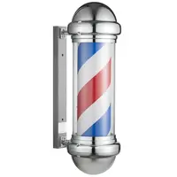Světelný poutač pro holičství Eurostil Professional - 61 cm, stříbrný (04946) + dárek zdarma