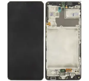 LCD + dotyk + přední kryt pro Samsung Galaxy A42 5G, black (Service Pack)