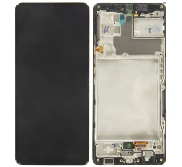 LCD + dotyk + přední kryt pro Samsung Galaxy A42 5G, black (Service Pack)