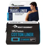 Sea to summit COTTON TRAVEL LINER navy blue Vložka do spacáku