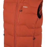 Husky Deep M XXL, dark orange Pánská péřová vesta na zip