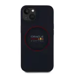 Zadní kryt Red Bull Silicone Red Ring MagSafe pro Apple iPhone 13, navy