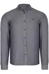G674 DEWBERRY MEN'S SHIRT-SMOKED