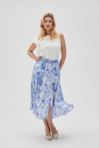 Marisse Women's Skirt L-Sc-4610 L.Blue