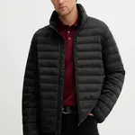 Bunda Calvin Klein černá barva, přechodná, LV04LC506G