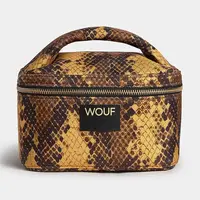 Cestovní kosmetická taštička WOUF Boa 20 x 12 x 15 cm hnědá barva