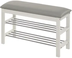 HALMAR Botník ST-11 bílo-šedý