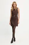 Šaty Answear.LAB hnědá barva, mini