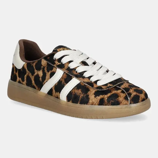 Kožené tenisky Aldo CHICSNEAKER dámské, hnědá barva, 14030364