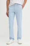 Kalhoty Tommy Hilfiger pánské, modrá barva, MW0MW40262