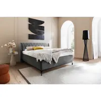 MID.YOU ČALOUNĚNÁ POSTEL, 180/200 cm, šedá