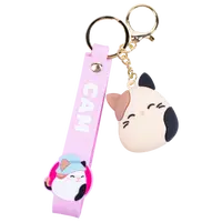 Squishmallows FIZZ Přívěsek na klíče - Kocour Cam