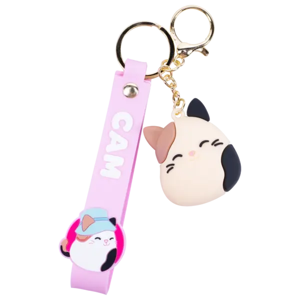 Squishmallows FIZZ Přívěsek na klíče - Kocour Cam