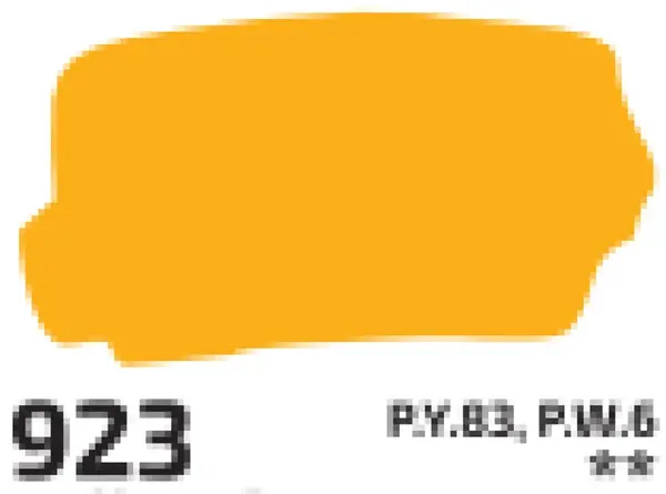 Kvašová barva Rosa 40ml – 923 yellow deep