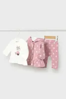 Kojenecká sada Mayoral Newborn 3-pack růžová barva, 2608