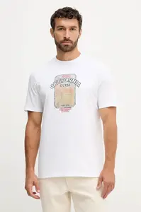 Bavlněné tričko Guess PANORAMA