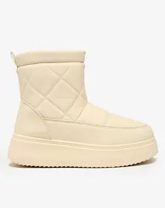 Resti Beige women's boots a'la snow boots Kacecica