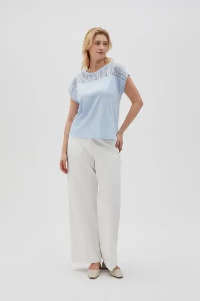 Marisse Women's T-Shirt L-Ts-4641 L.Blue