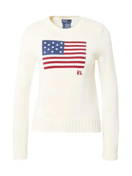 Polo Ralph Lauren Sveter  nebielená / námornícka modrá / čerešňová