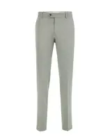 WE Fashion Nohavice  svetlozelená