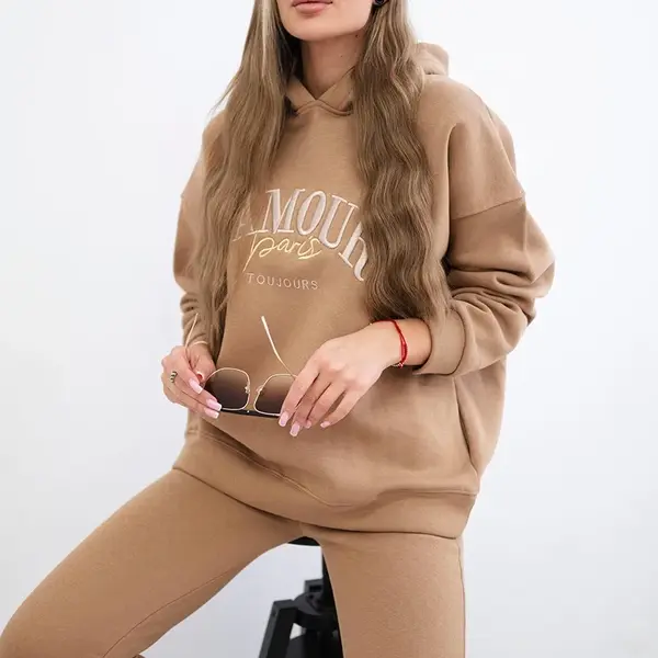 Zateplený set L'Amour Camel