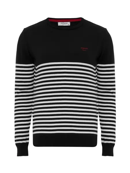 Moxx Paris Sveter  červená / čierna / biela