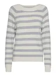 VERO MODA Sveter 'Doffy'  béžová / sivá