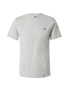 LEVI'S ® Tričko 'SS Original HM Tee'  sivá melírovaná / červená / biela