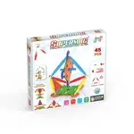 SUPERMAG magnetická stavebnice Multicolor 45ks