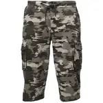 Willard EIVOR Pánské plátěné 3/4 kalhoty, tmavě šedá, velikost XXL