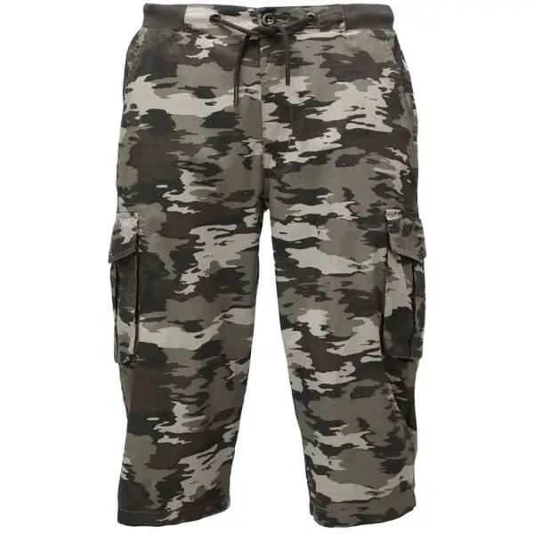 Willard EIVOR Pánské plátěné 3/4 kalhoty, tmavě šedá, velikost XXL