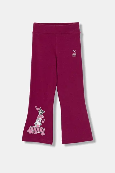 Dětské tepláky Puma PUMA X HELLO KITTY & FRIENDS Flared Leggings