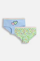 Dětské kalhotky Coccodrillo 2-pack zelená barva, PANTS