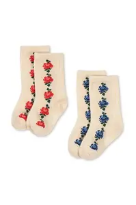 Dětské ponožky Konges Sløjd 2 PACK FINE JAQUARD SOCKS 2-pack