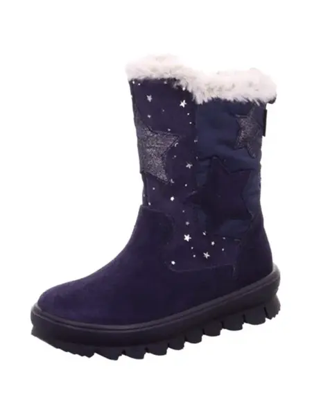 SUPERFIT Snehule 'Flavia'  indigo / biela