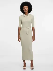 Šedé dámské midi šaty ORSAY - Dámské