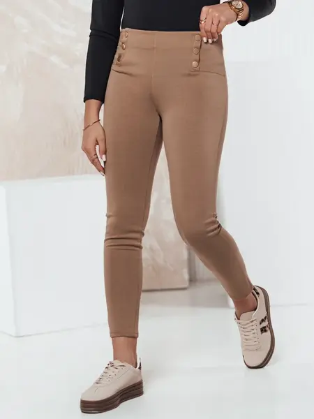 Dámské kalhoty MODSTORY kamelové