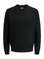 JACK & JONES Sveter 'JJCARL'  čierna