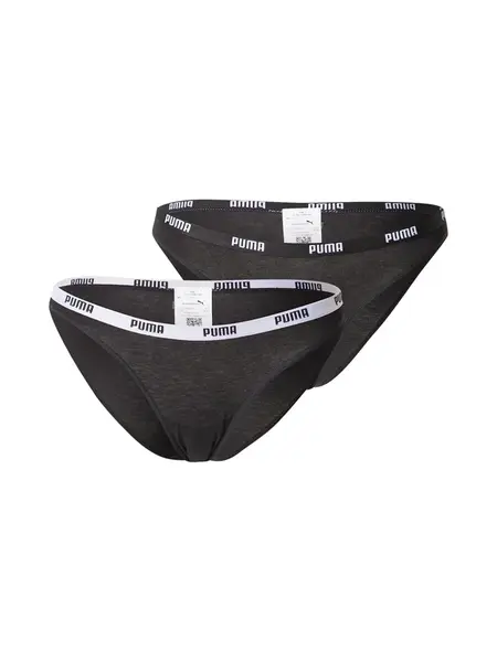 PUMA Nohavičky  čierna / čierna melírovaná / biela