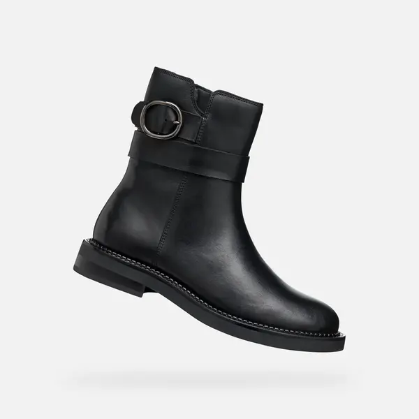 Black women's ankle boots Geox Serilda - Women's