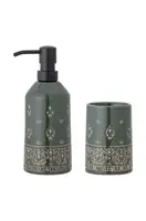 Dávkovač mydla a držiak na zubné kefky Bloomingville Cheran 2-pak