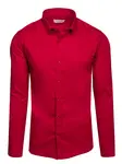 Koszula męska elegancka czerwona Dstreet