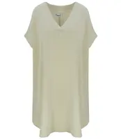 Pri Smooth, loose and comfortable basic mini tunic dress