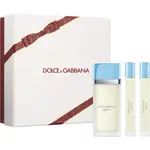Dolce&Gabbana Light Blue EDT Mini Trio Gift Set dárková sada pro ženy