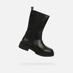 Černé dámské kozačky Geox Iridea - Dámské