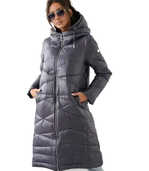 Pri Long elegant quilted women's winter insulated coat SAMANTA